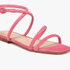 Veronica Beard Pink Maci Strappy Sandals NWOT